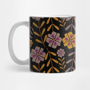 Colorful Repeating Flowers Seamless Pattern Mug